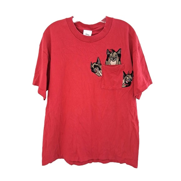 Vintage 90's Lion King Promo Products Hyena T Shirt Mens XL Single Stitch Cotton
